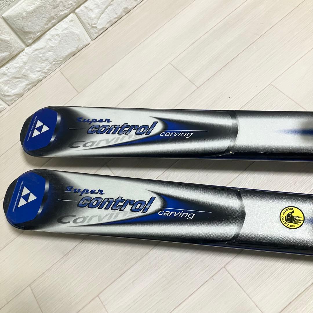 【良品】FISCHER DRSフィッシャー カービングスキー168/ストック付