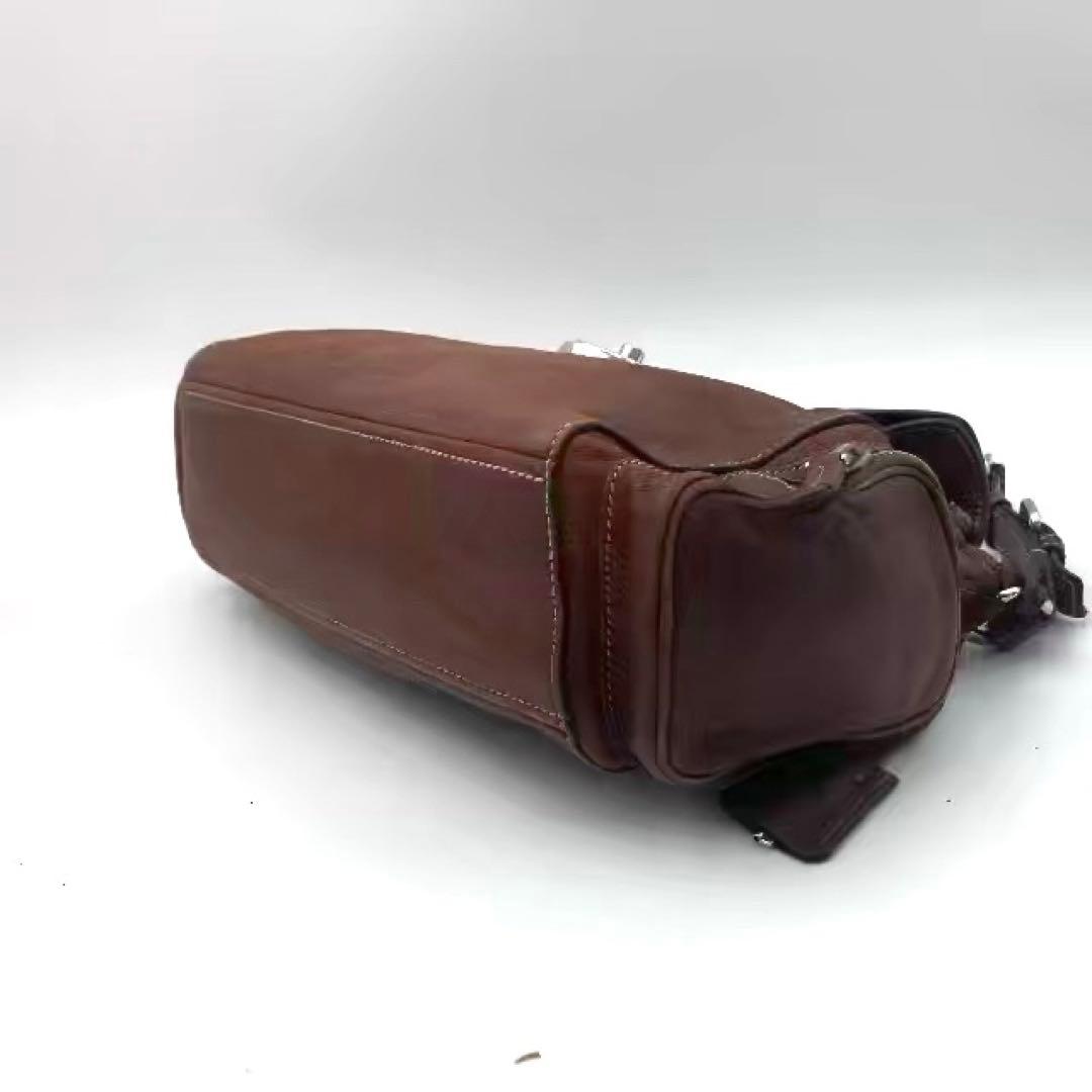 プラダ 3345 ロック金具 オールレザー ショルダーバッグ ホーボー