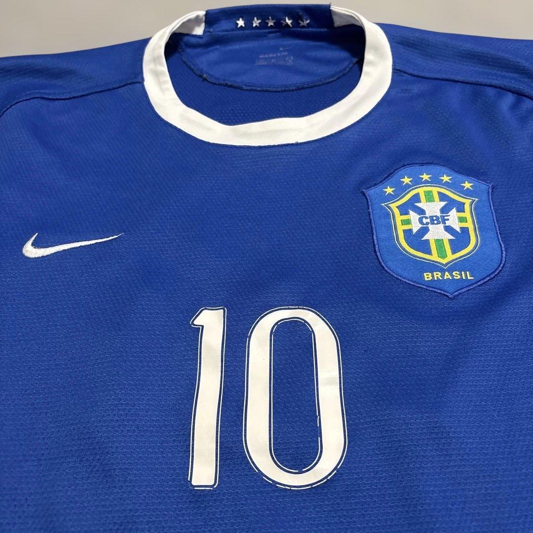 レア00s NIKEブラジル代表　アウェイユニフォーム ロナウジーニョ　Mサイズ