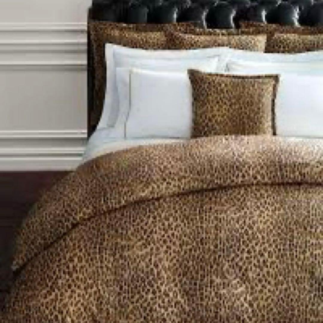 貴重！新品未使用✳︎ラルフローレンホーム✳︎ヒョウ柄✳︎ダブルサイズ掛け布団カバー