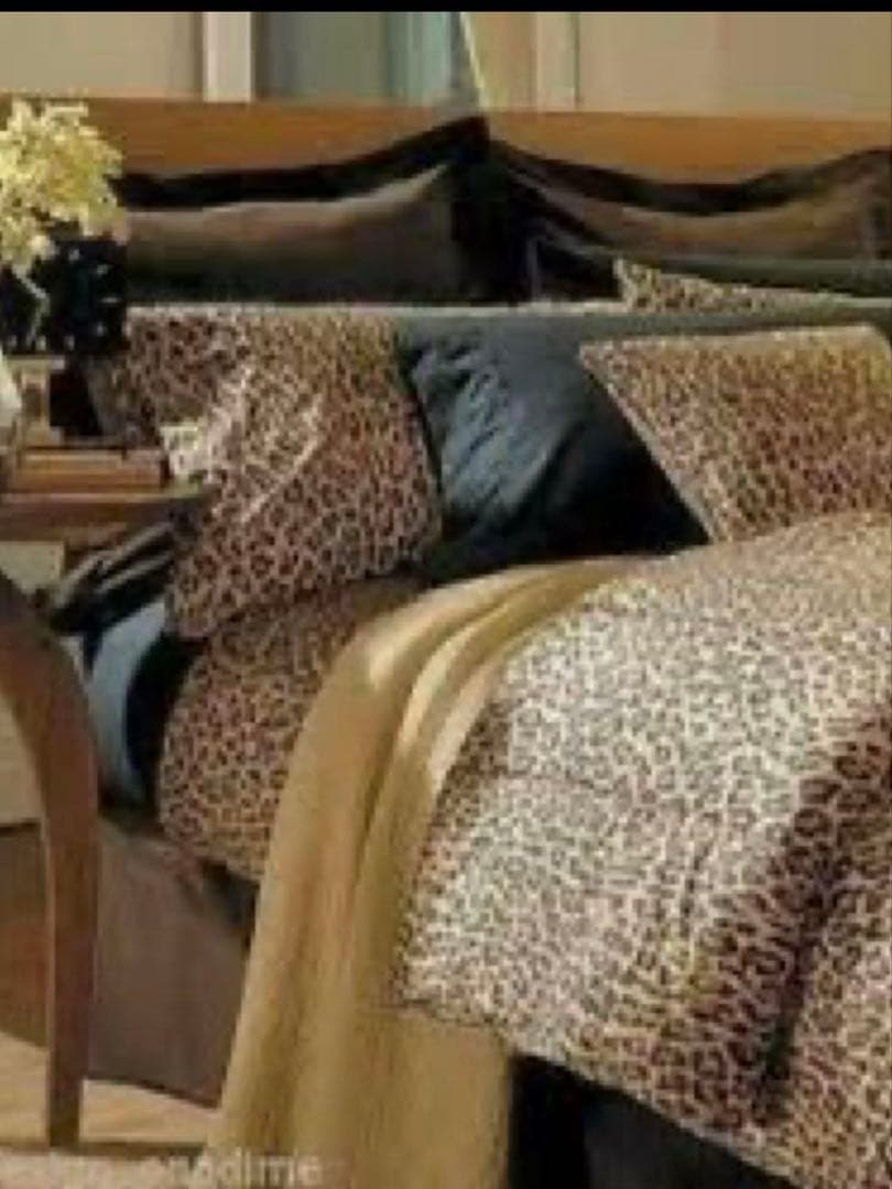 貴重！新品未使用✳︎ラルフローレンホーム✳︎ヒョウ柄✳︎ダブルサイズ掛け布団カバー