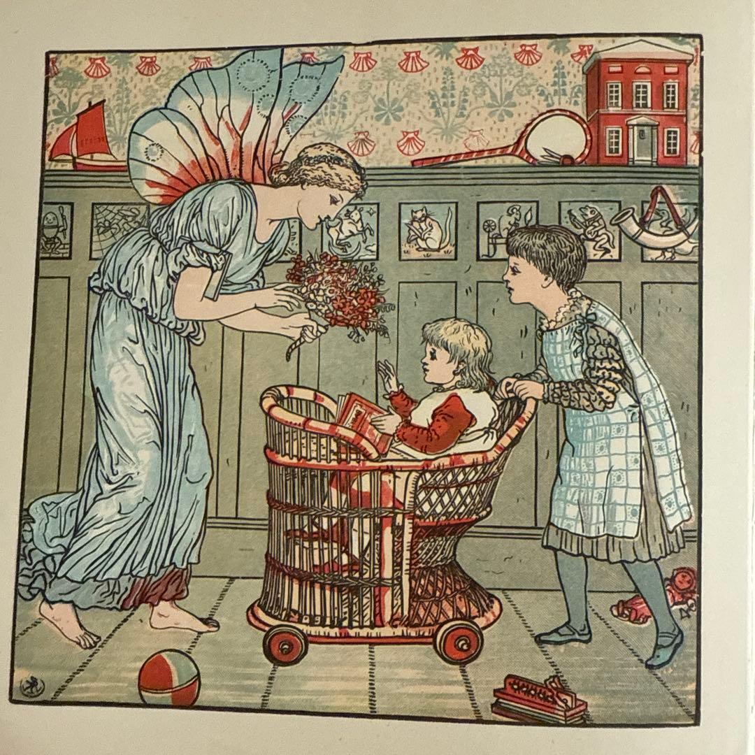 今だけSALE★1895年アンティーク絵本イギリス洋書　古書ジャンクジャーナルに