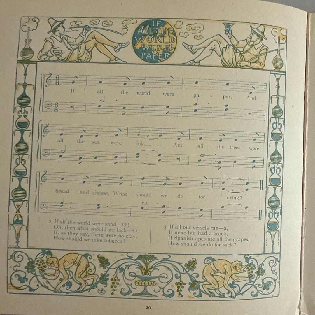 今だけSALE★1895年アンティーク絵本イギリス洋書　古書ジャンクジャーナルに