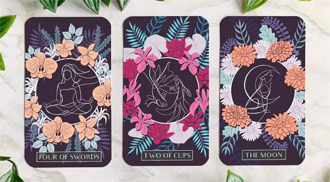 ✨新品未開封✨植物とお花のエレガントなタロットカード　オラクルカード