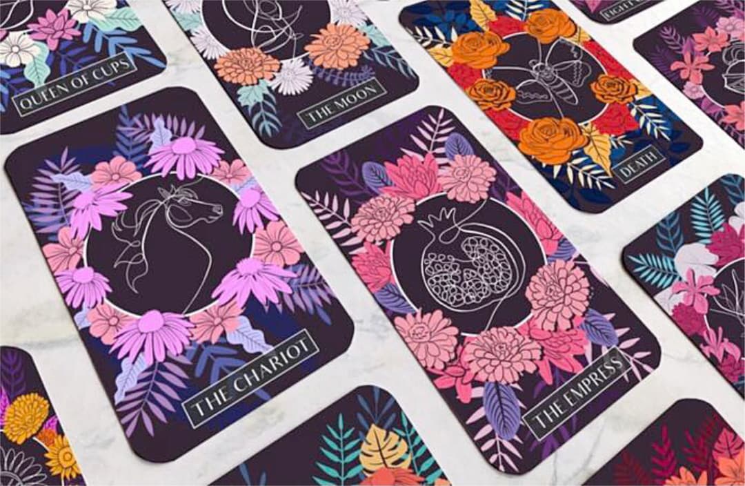 ✨新品未開封✨植物とお花のエレガントなタロットカード　オラクルカード