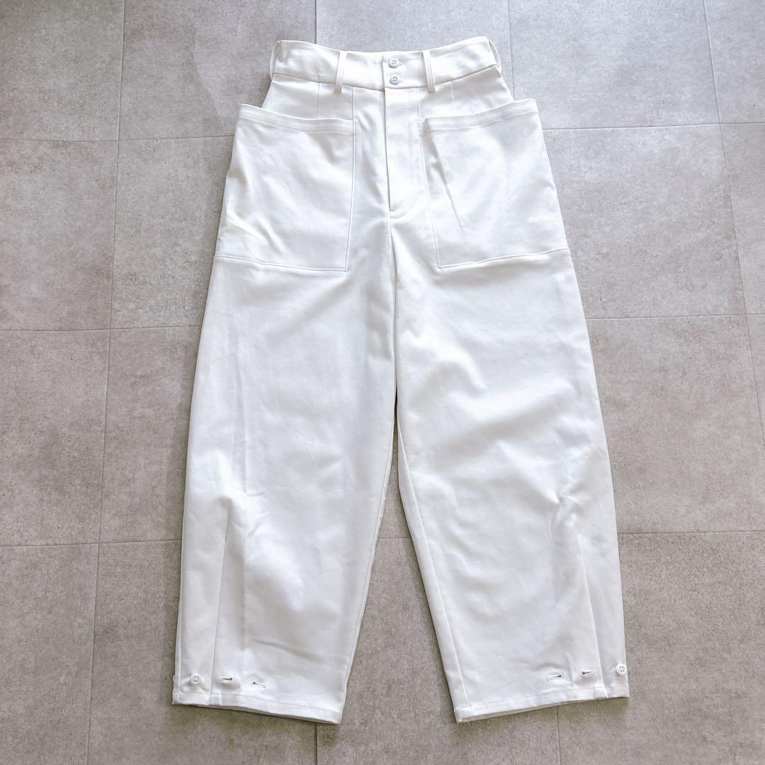 美品✨ セブンテン 2WAYパラシュートパンツ ハイウエスト 白 2024年