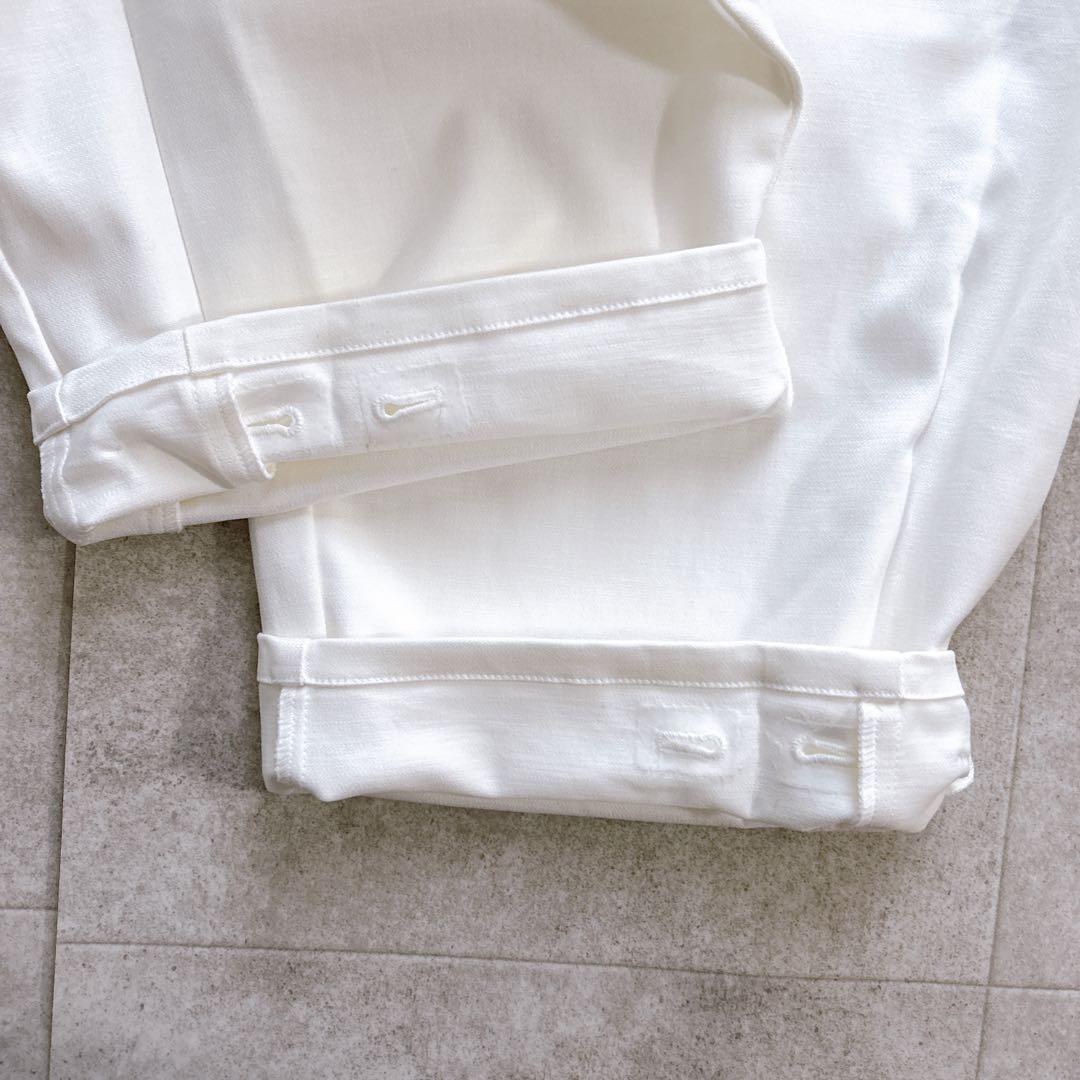 美品✨ セブンテン 2WAYパラシュートパンツ ハイウエスト 白 2024年