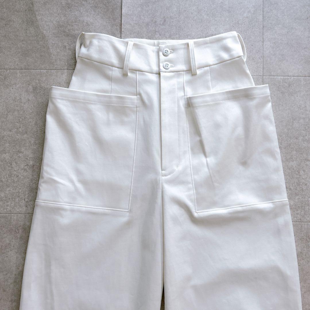 美品✨ セブンテン 2WAYパラシュートパンツ ハイウエスト 白 2024年