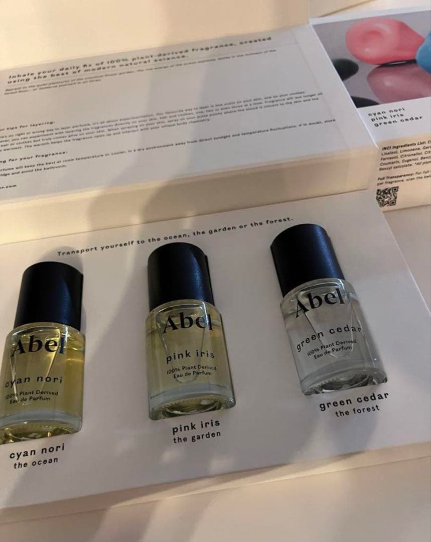 Abelアベル モストラブドレイヤリングセット シアンノリ・グリーンシダー他