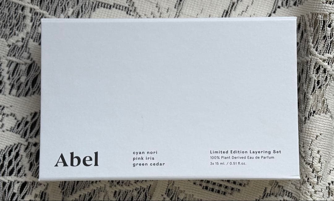 Abelアベル モストラブドレイヤリングセット シアンノリ・グリーンシダー他