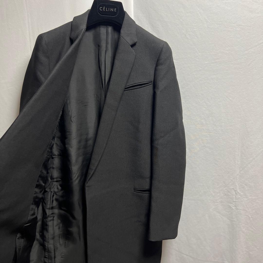 CELINE セリーヌ フィービー クロンビーコート　ブラック　34 ウール
