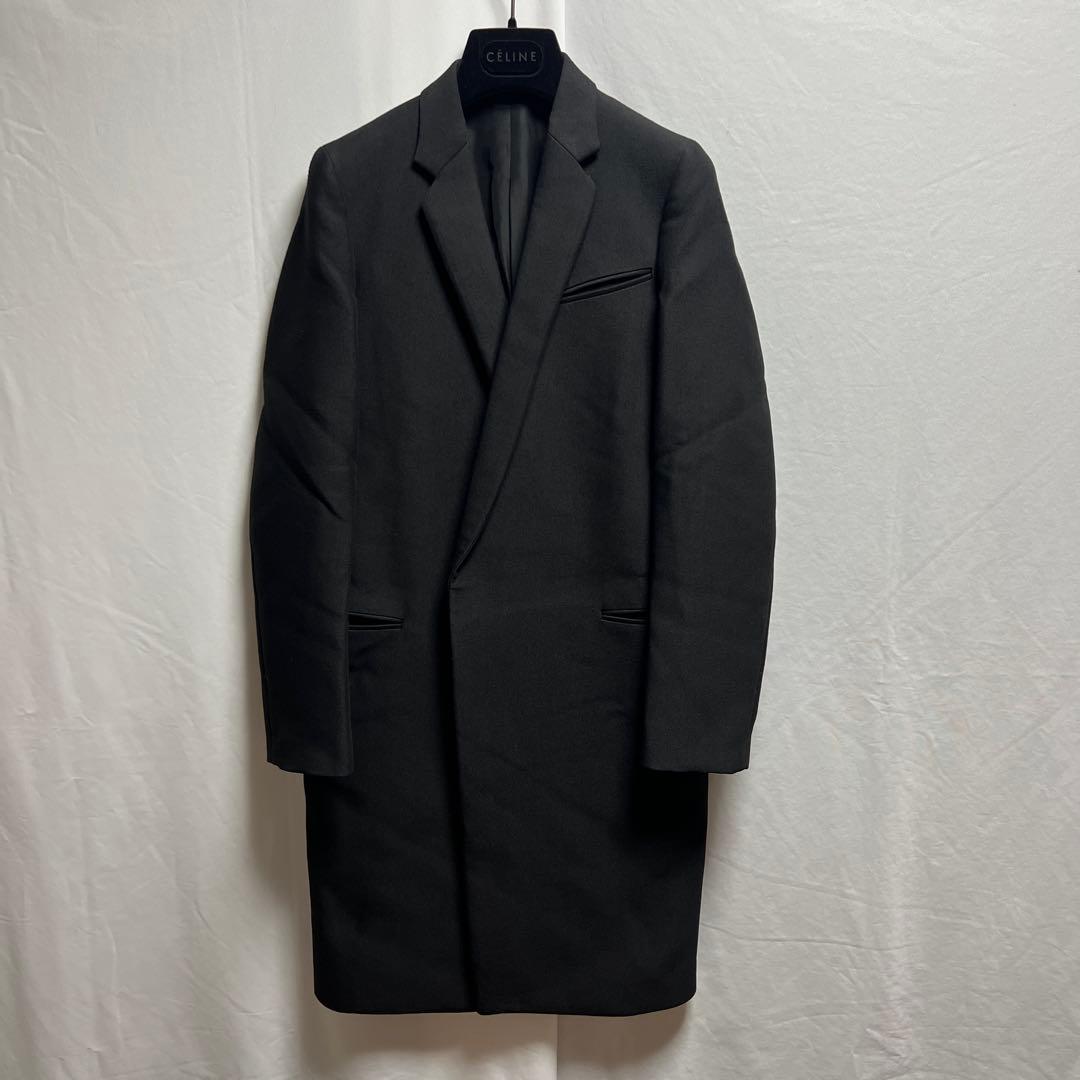 CELINE セリーヌ フィービー クロンビーコート　ブラック　34 ウール