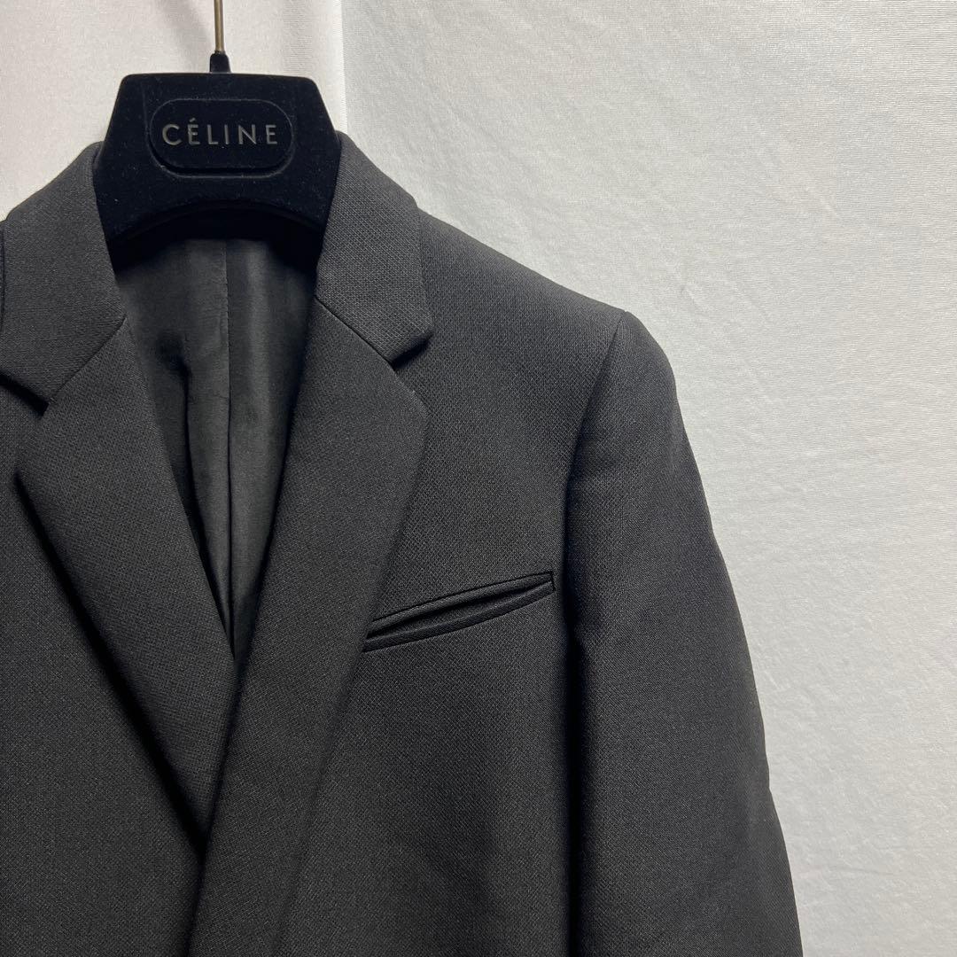 CELINE セリーヌ フィービー クロンビーコート　ブラック　34 ウール