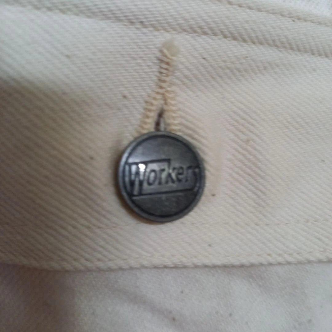 WORKERS エンジニアジャケット カバーオール ホワイト 38 M