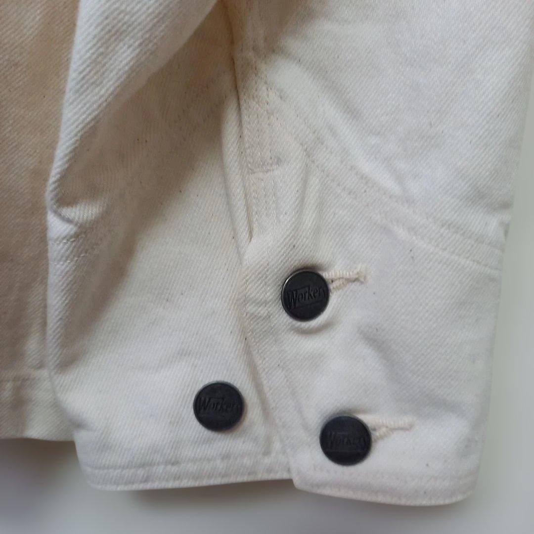 WORKERS エンジニアジャケット カバーオール ホワイト 38 M