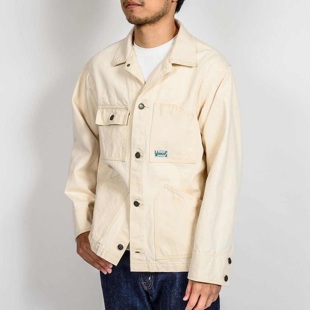 WORKERS エンジニアジャケット カバーオール ホワイト 38 M