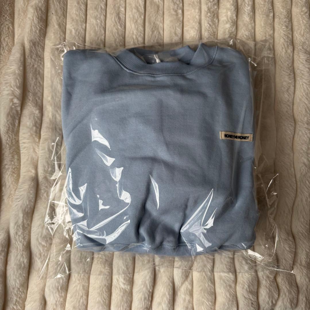 トップス HONEY MI HONEY tulle peplum sweat