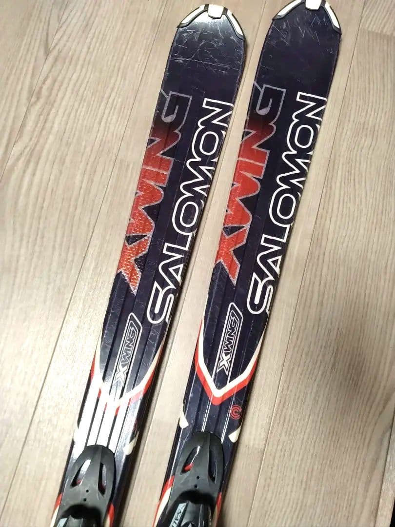【初級〜上級者】165cm　SALOMONスキーセット☆　送料無料！