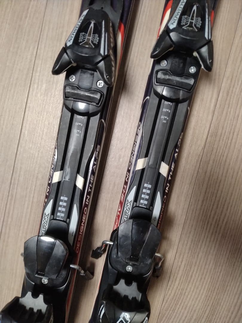 【初級〜上級者】165cm　SALOMONスキーセット☆　送料無料！