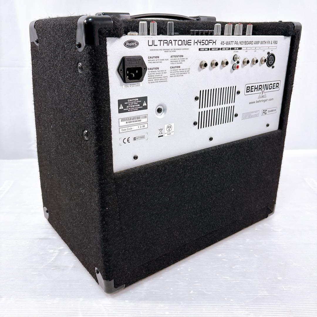 【美品】BEHRINGER K450FX ULTRATONE キーボードアンプ