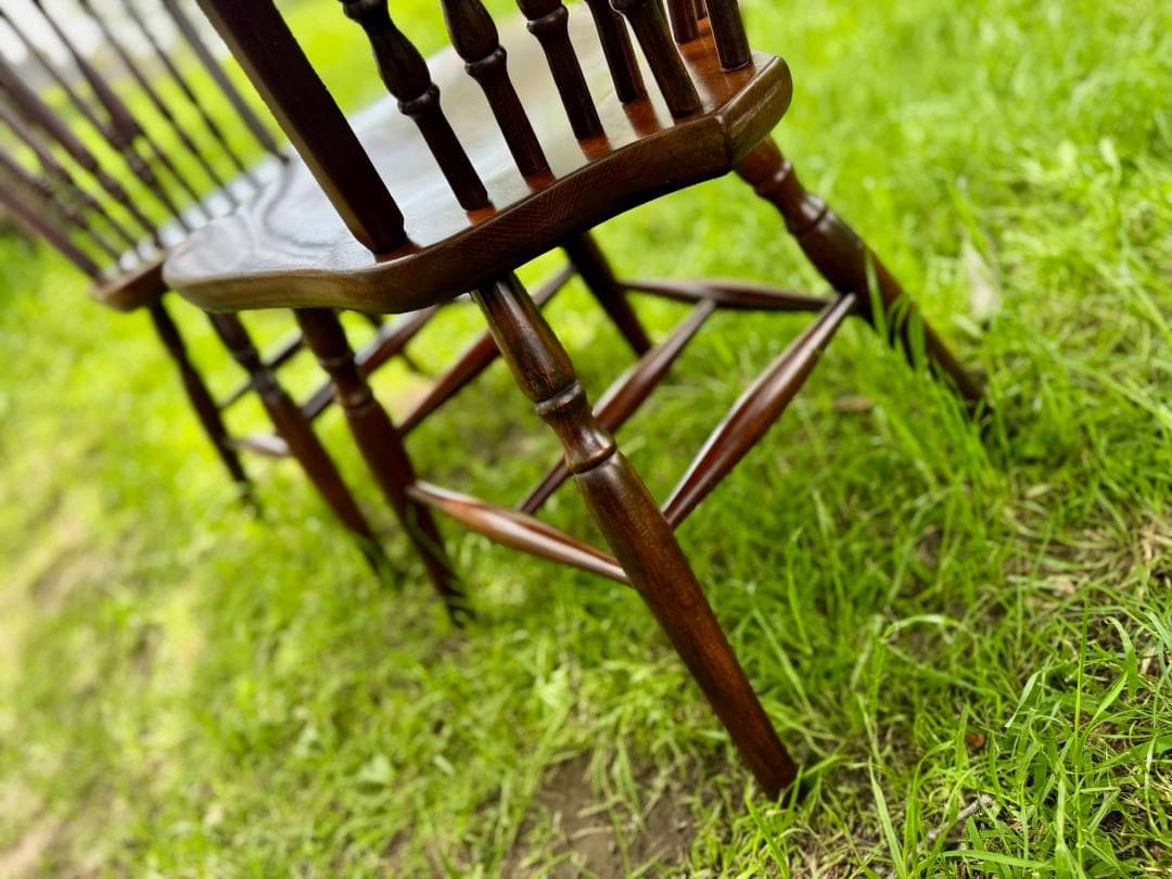 秋田木工 ウィンザーチェア ダイニングチェア インテリア 2脚セット