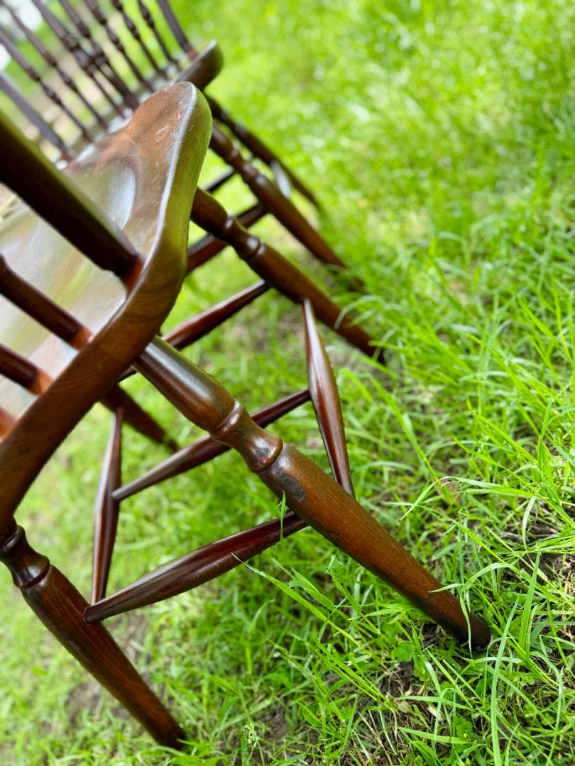 秋田木工 ウィンザーチェア ダイニングチェア インテリア 2脚セット