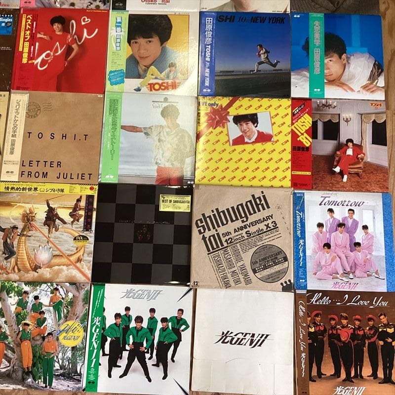 80年代　男性アイドル 【61枚】 TF0423-11　レコード　昭和ポップス
