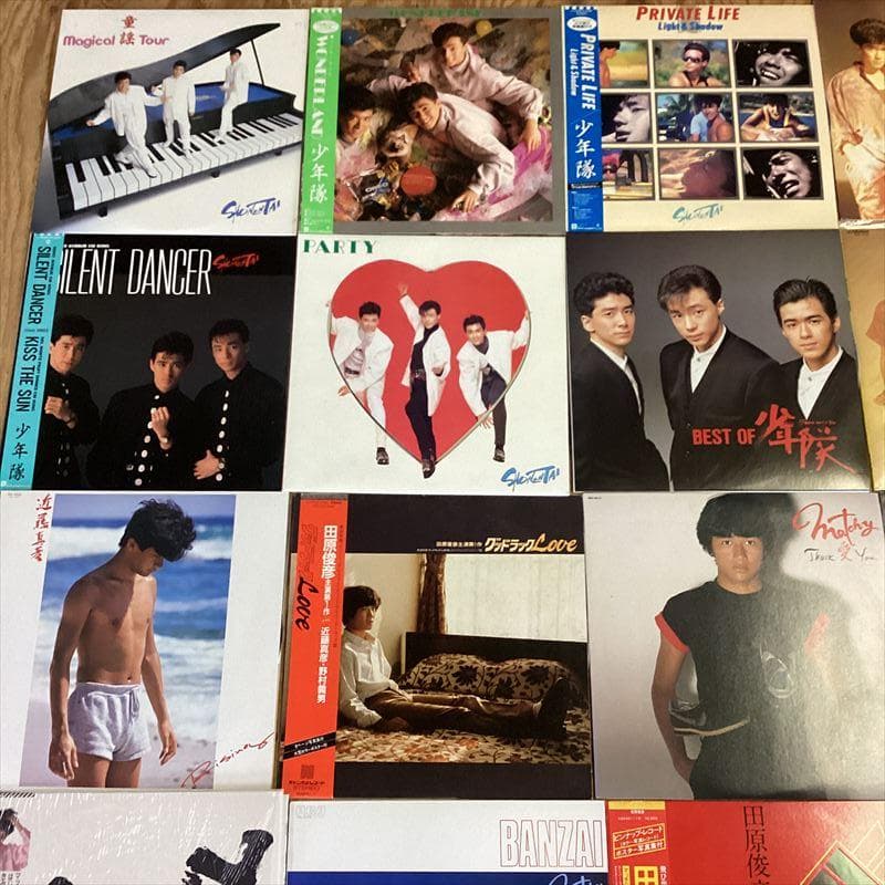 80年代　男性アイドル 【61枚】 TF0423-11　レコード　昭和ポップス