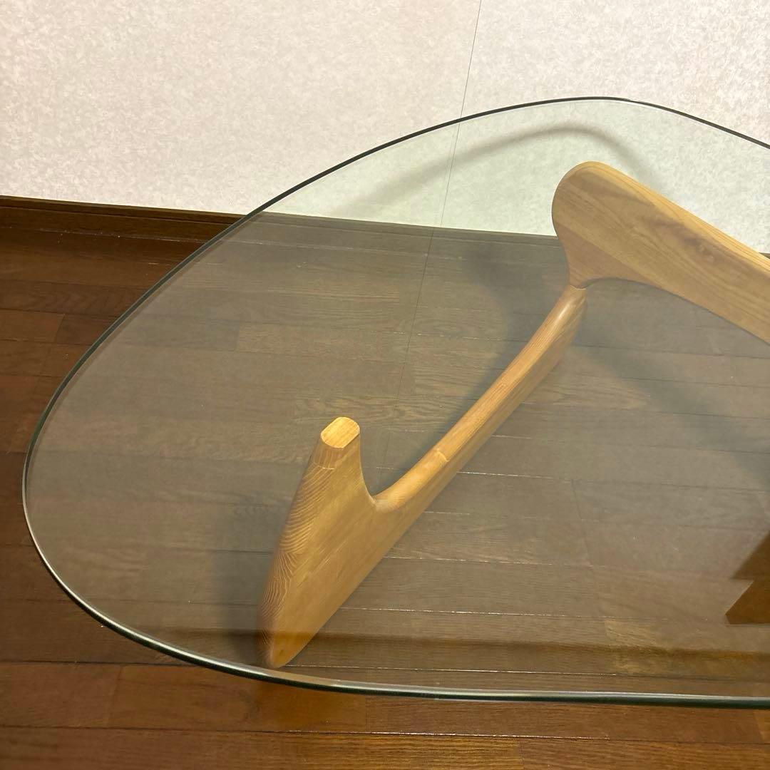 【良品】※直接お渡しのみ イサムノグチ コーヒーテーブル ガラス リプロダクト