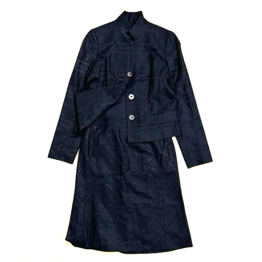 BURBERRY ブラック スカートフォーマル　ラメ　バーバリー　38 00s