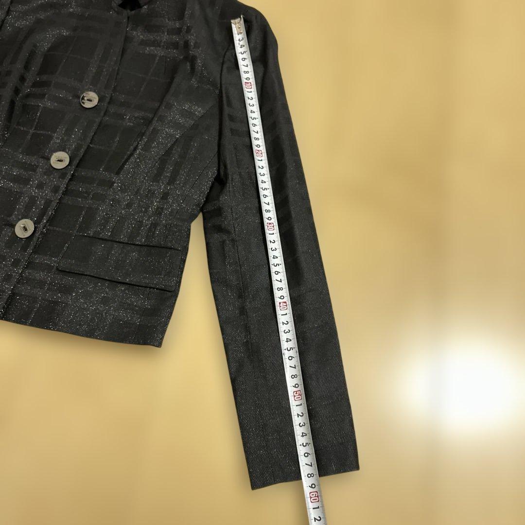 BURBERRY ブラック スカートフォーマル　ラメ　バーバリー　38 00s