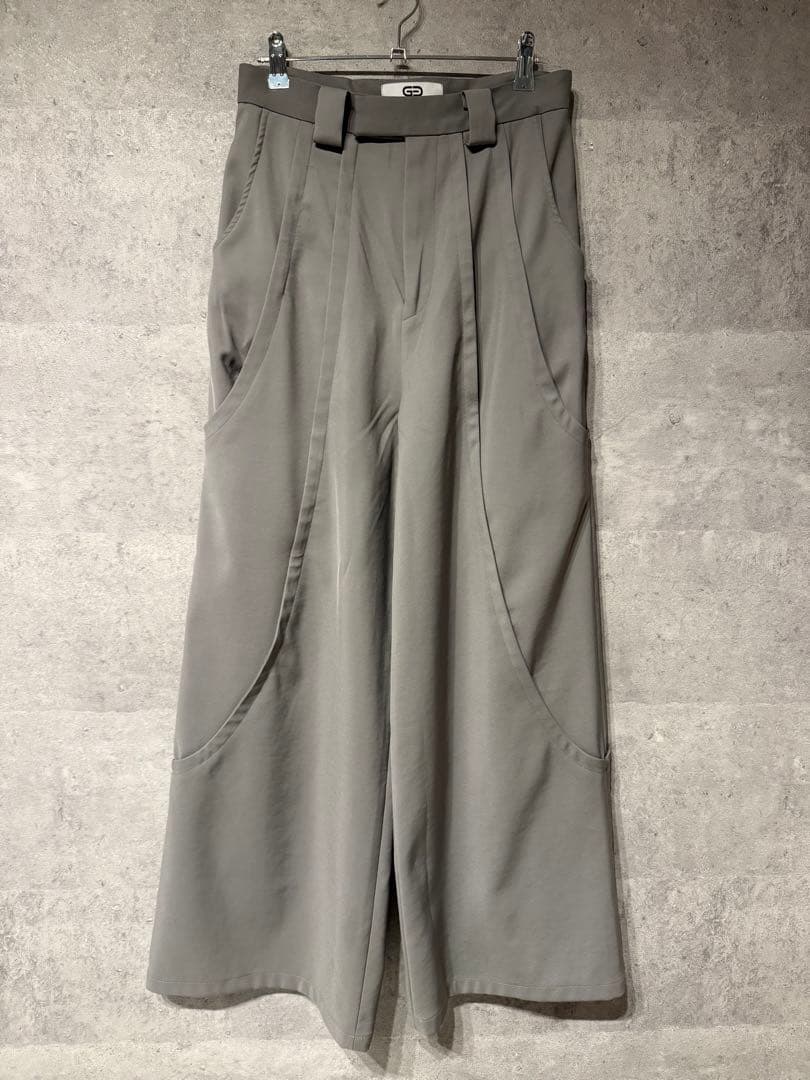 パンツ goat essence tuck wide pants size2