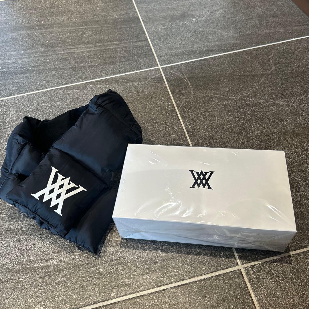 お値下げしました！ANEW ブラック収納袋付きブランケット&マフラー