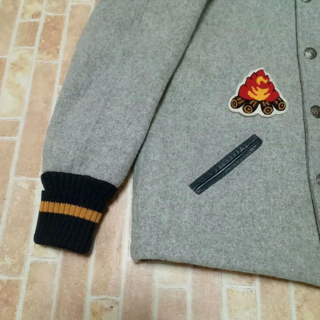 【美品】skookum スクーカム × ビーバー別注　スタジャン　フード　36