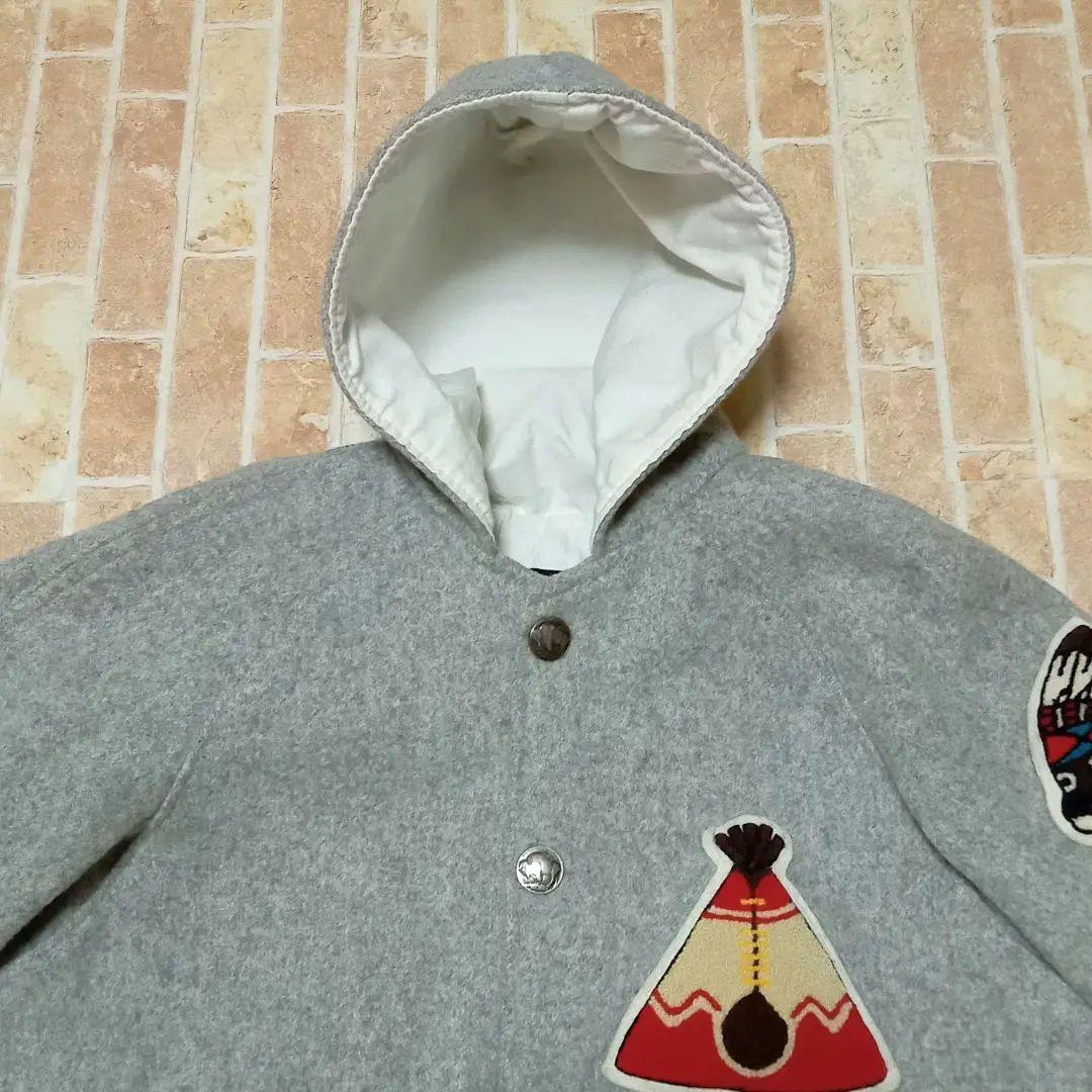 【美品】skookum スクーカム × ビーバー別注　スタジャン　フード　36