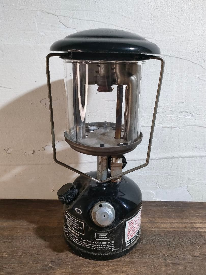 コールマン ガソリンランタン 222A ピークワン 希少ソフトケース付