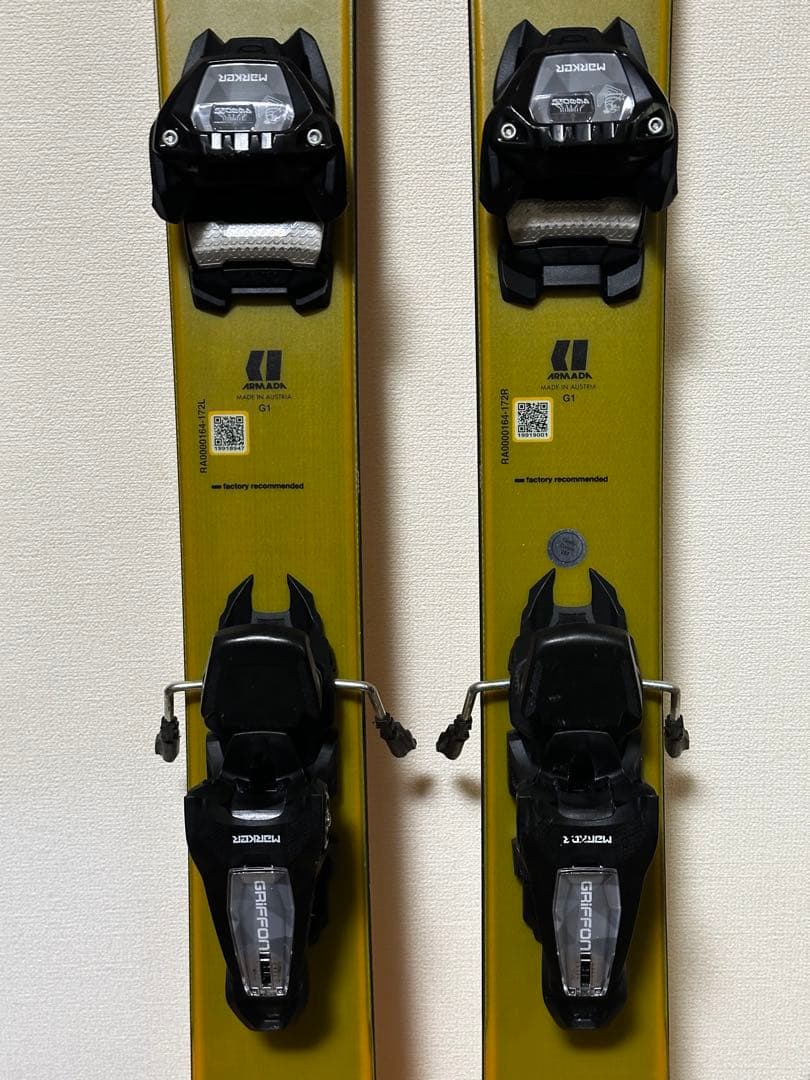 「未使用」ARMADA ZERO BOGG EDGLESS 172cm スキー