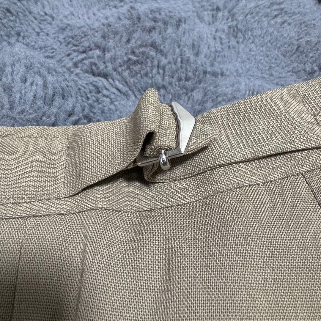 タグ付未使用 CARUSO カルーゾ スラックス パンツ ベージュ 46 未仕立