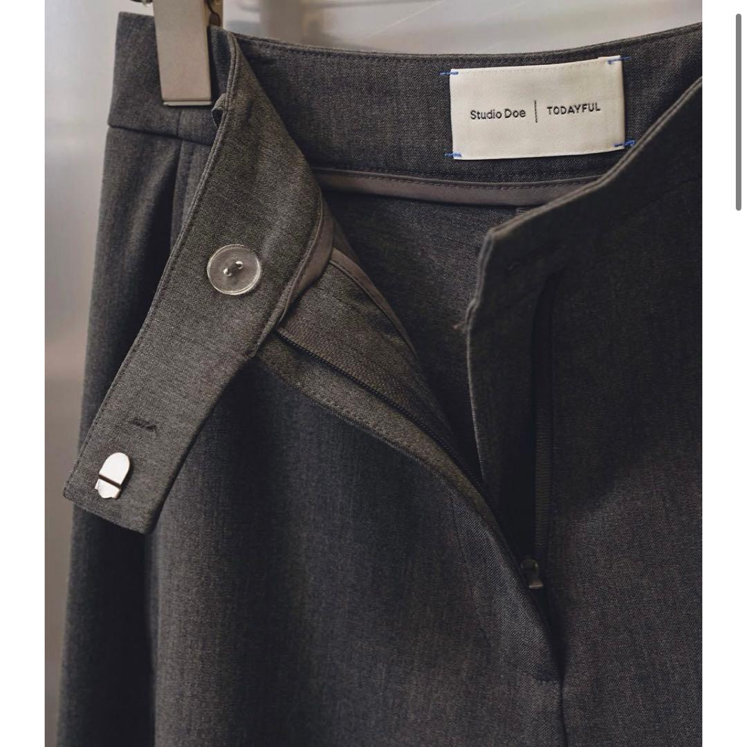 todayful♡studio doe Cocoon Wide Trousers