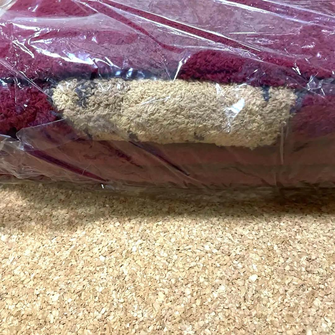 新品 ジェラートピケ ホリデー ベアジャガード マルチカバー RED 赤 レッド