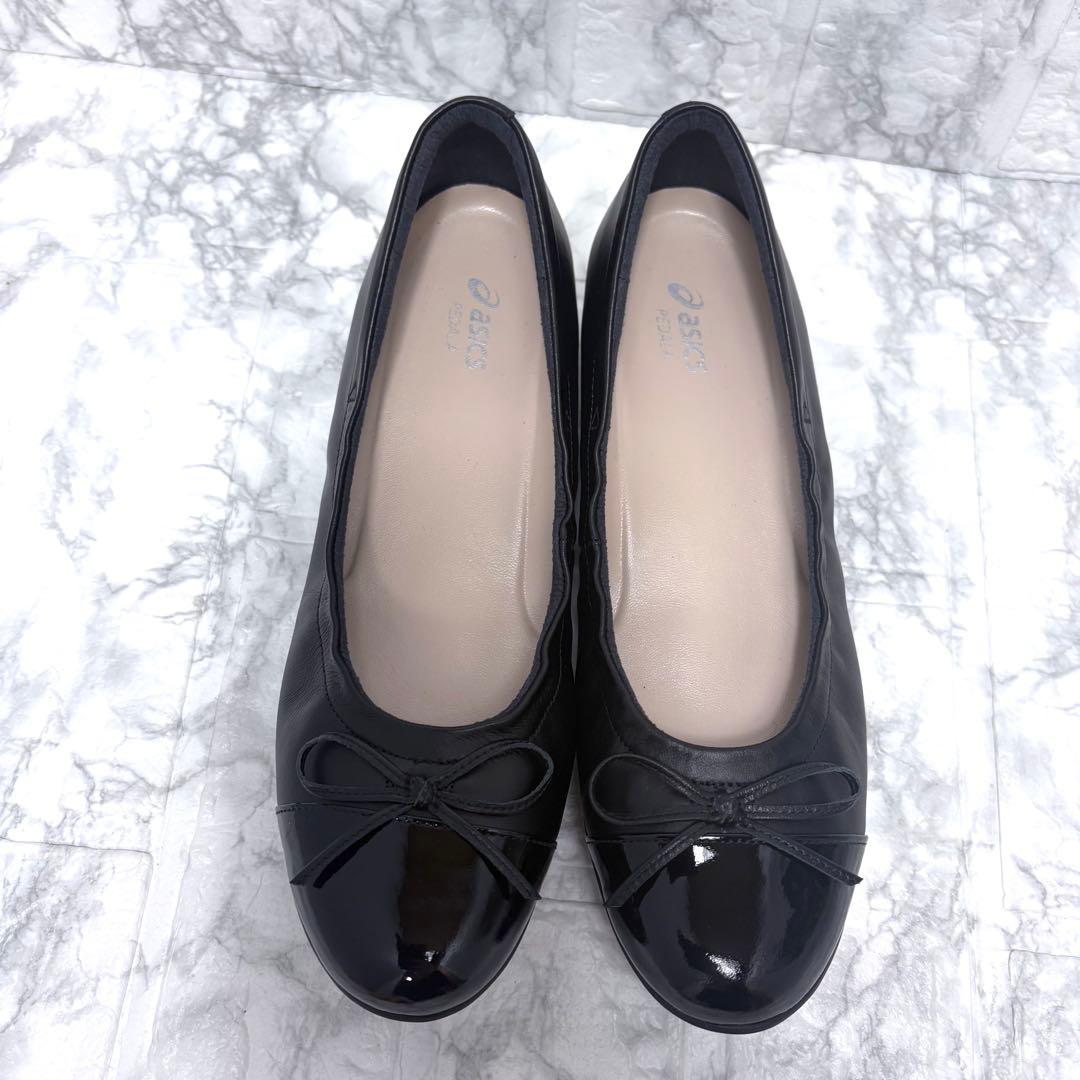 試着のみ✨アシックス ペダラ リボンパンプス 23cm