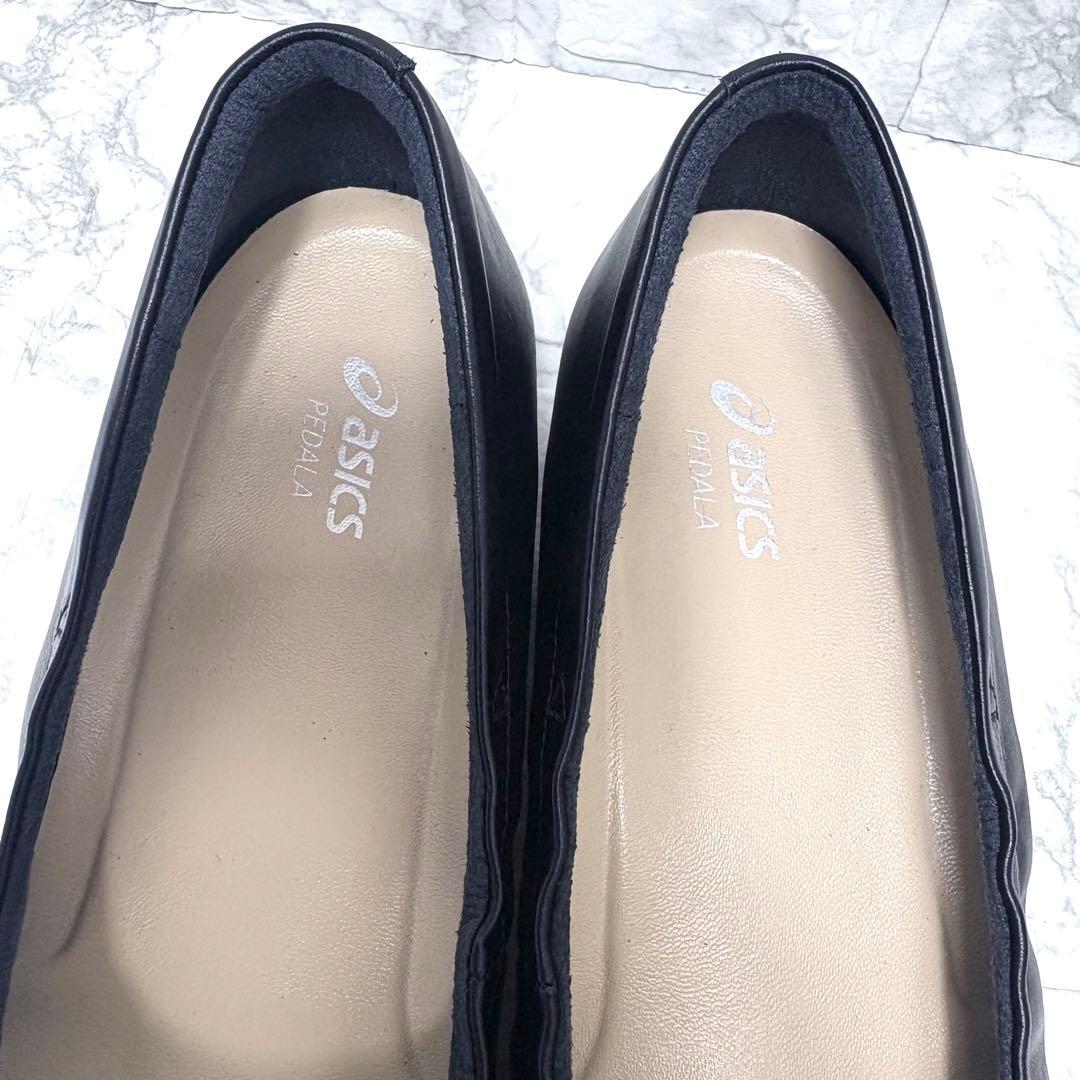 試着のみ✨アシックス ペダラ リボンパンプス 23cm