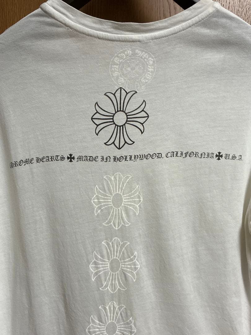 クロムハーツ CHプラス 長袖 Tシャツ ホワイト サイズM 国内正規品