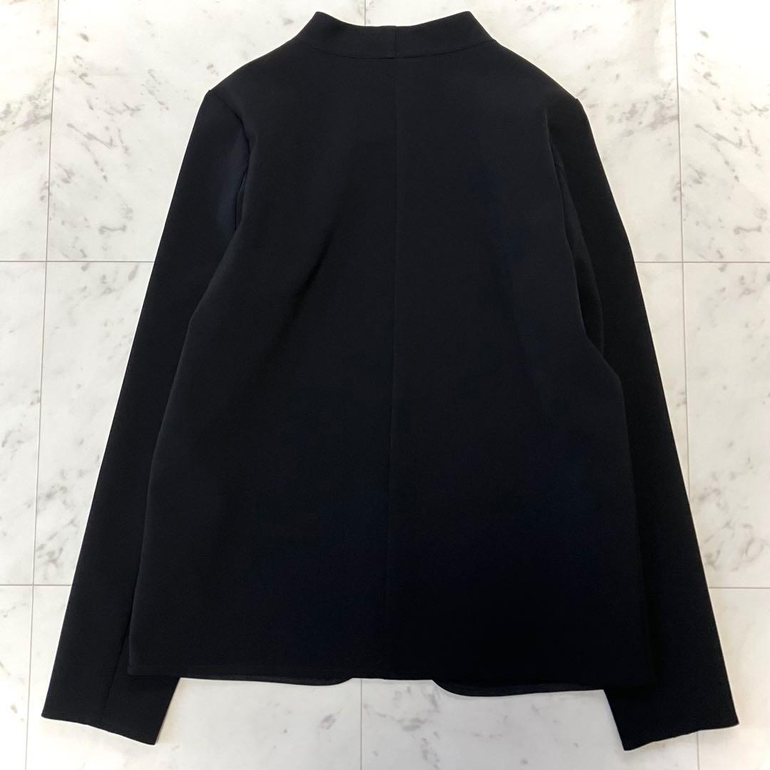 美品 ソージュ ストレッチファインライトジャケット 洗える ブラック