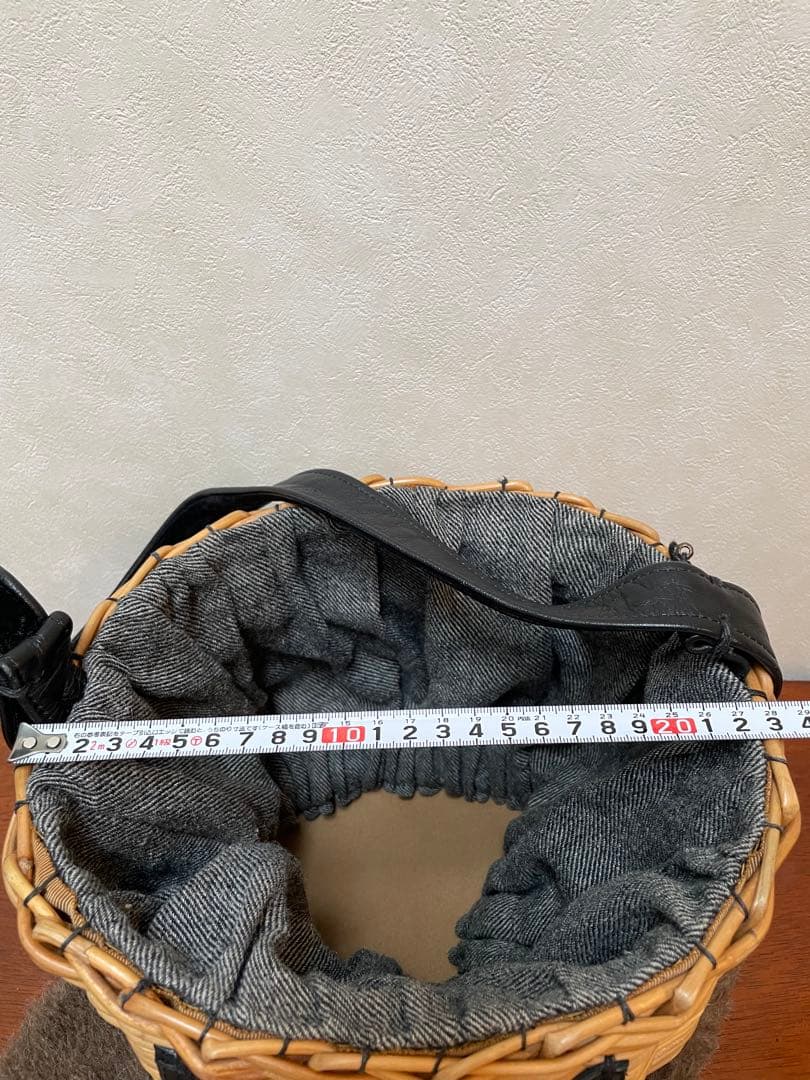 カゴバッグ　ツルバイマリコオイカワ