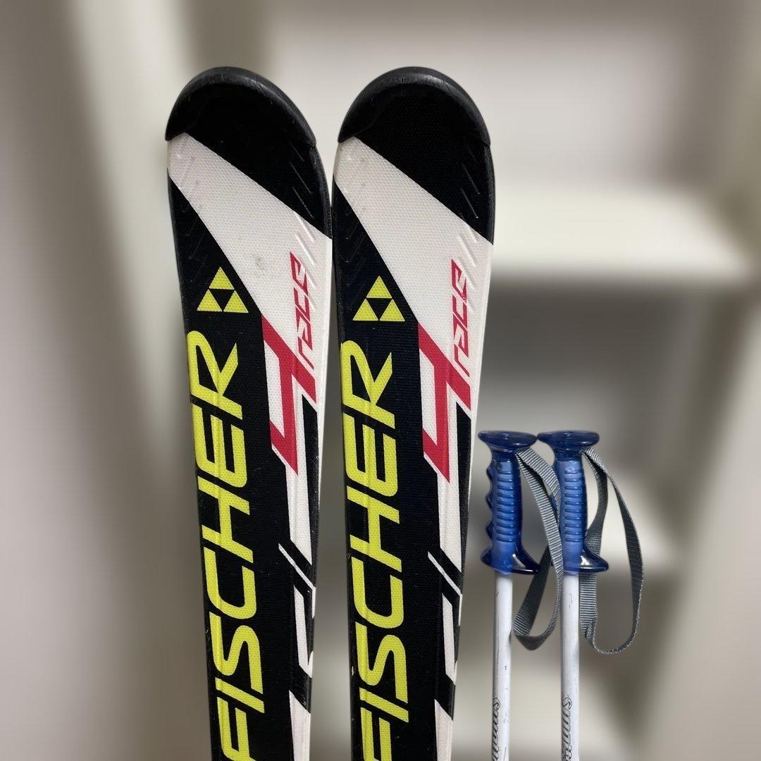 FISCHER ジュニアスキー板　130㌢　伸縮ポールセット