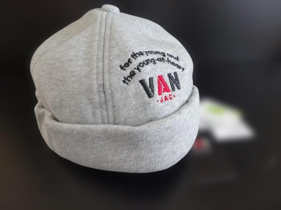 VAN JAC ヴァンヂャケット アーチロゴ刺繍 フィッシャーマンキャップ