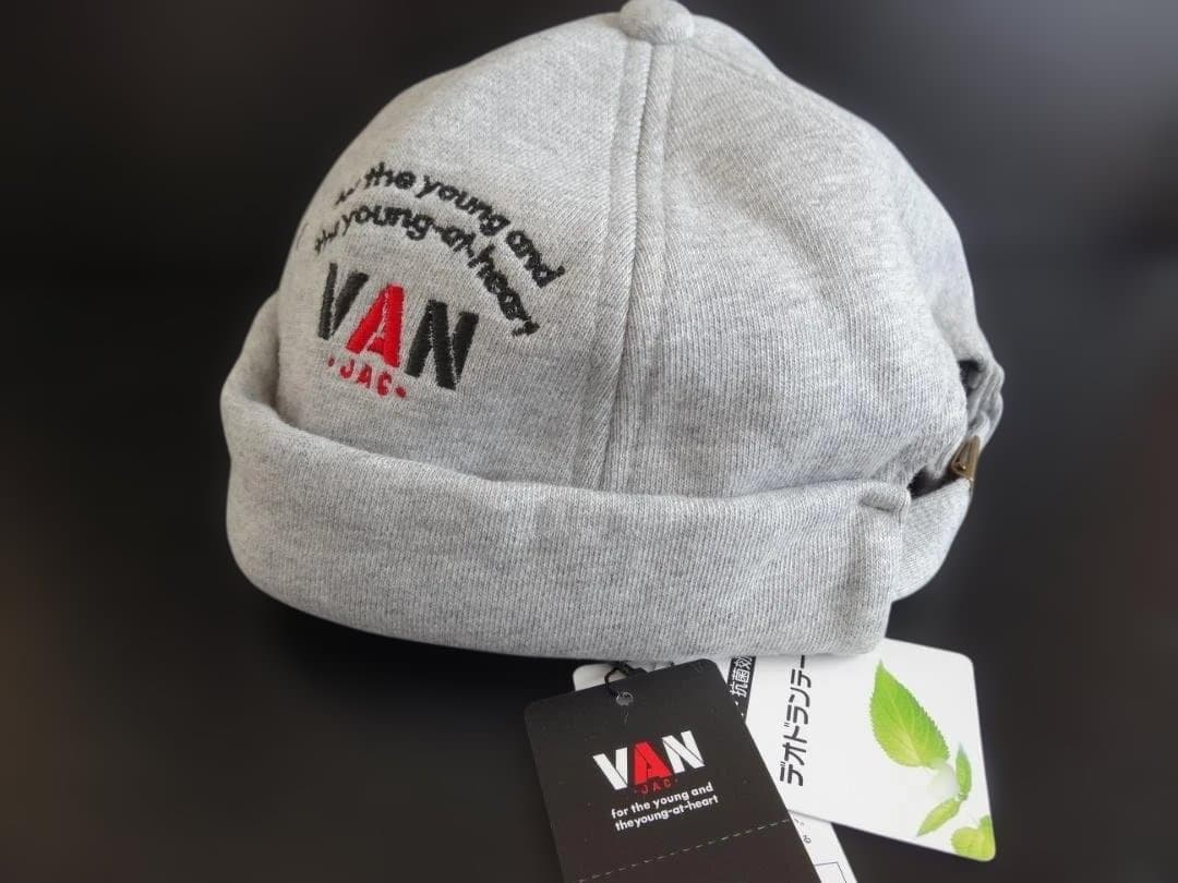VAN JAC ヴァンヂャケット アーチロゴ刺繍 フィッシャーマンキャップ