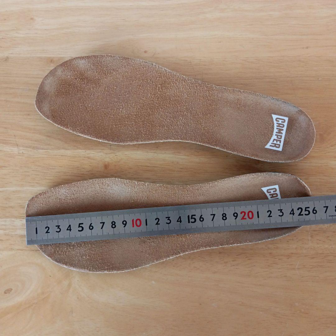 y*i様 美品◆CAMPER カンペール　パンプス　フラット　ギャザー　ブラック