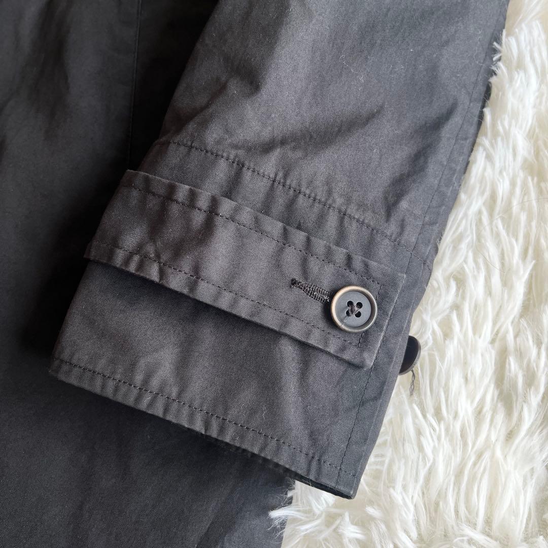 美品　マーガレットハウエル MHL. ダウンライナー付 ステンカラーコート 黒